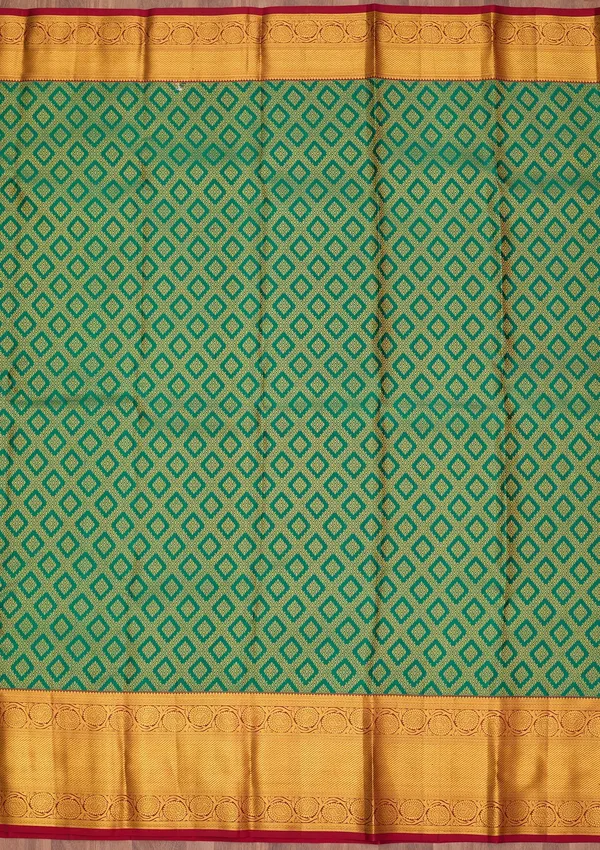 Rama_Green_Dharmavaram_Pure_Silk_Saree