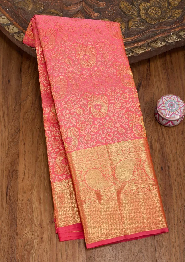 Pink_Dharmavaram_Pure_Silk_Saree