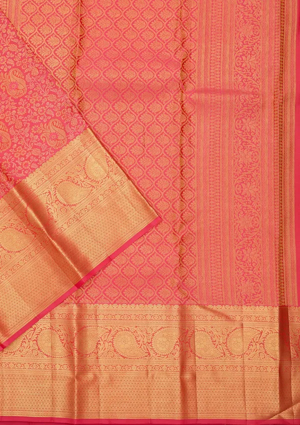 Pink_Dharmavaram_Pure_Silk_Saree