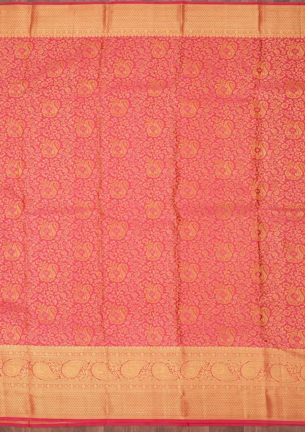 Pink_Dharmavaram_Pure_Silk_Saree