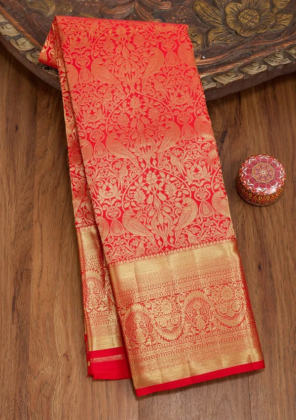 Red_Dharmavaram_Pure_Silk_Saree