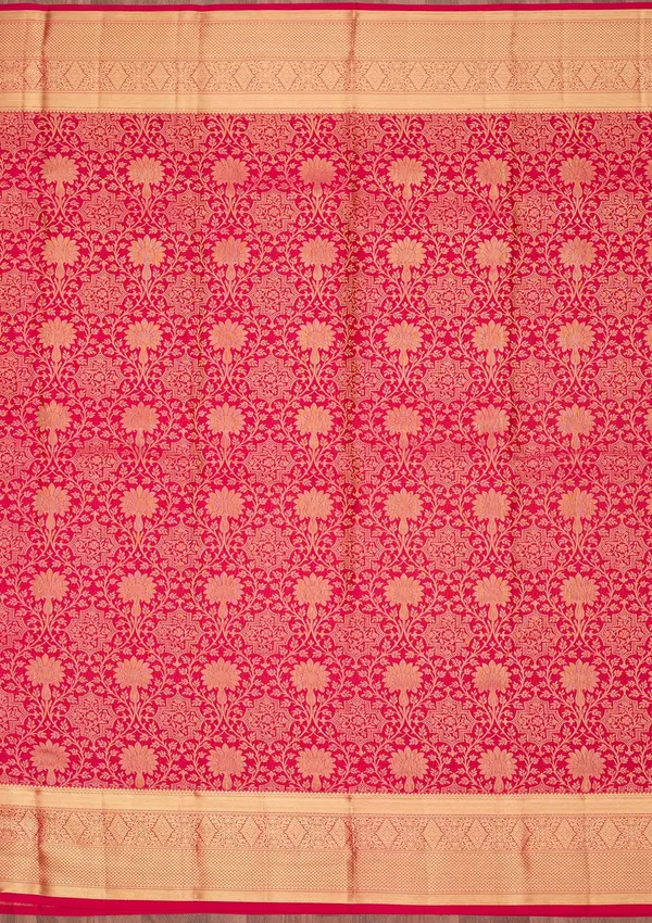 Rani_Pink_Dharmavaram_Pure_Silk_Saree