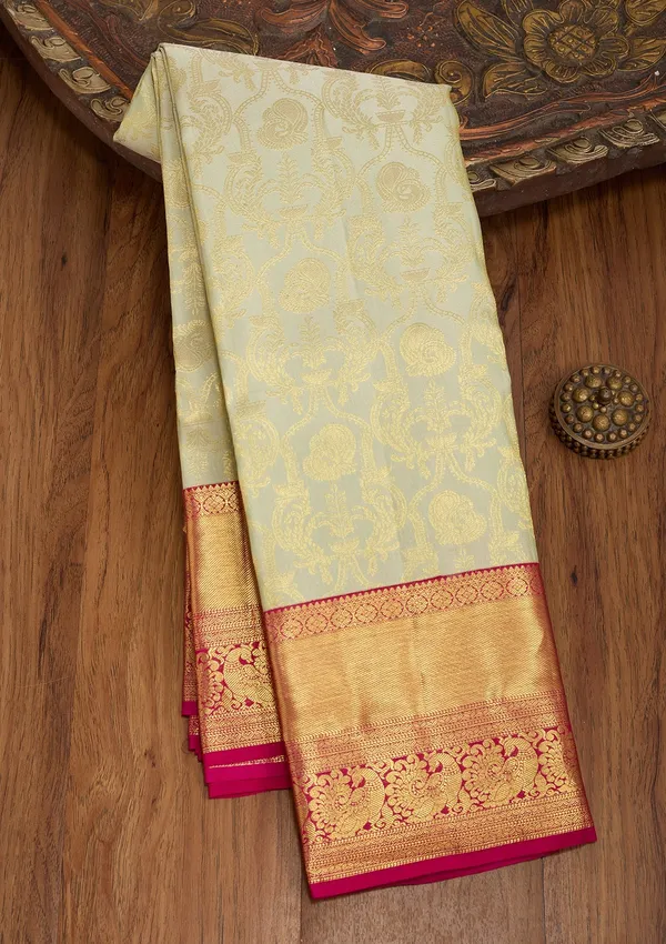 Pista_Green_Dharmavaram_Pure_Silk_Saree