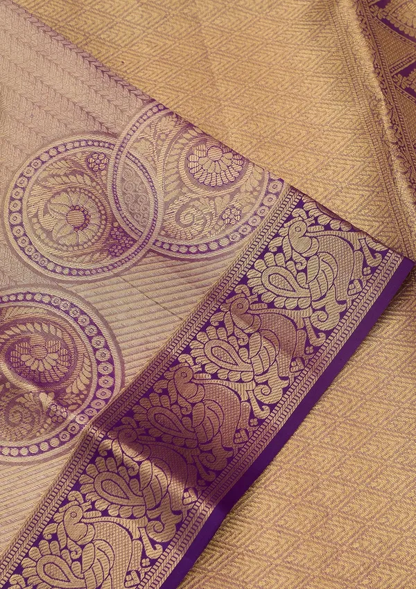 Purple_Dharmavaram_Pure_Silk_Saree