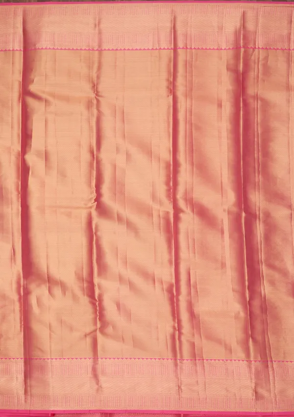 Pink_Silk_Jaal_Saree_With_Matching_Blouse_Piece