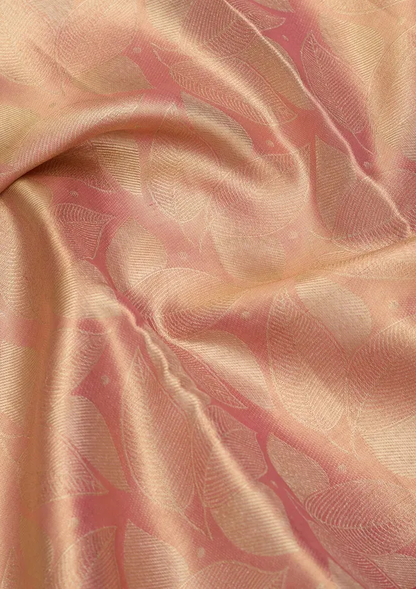 Pink_Silk_Jaal_Saree_With_Matching_Blouse_Piece