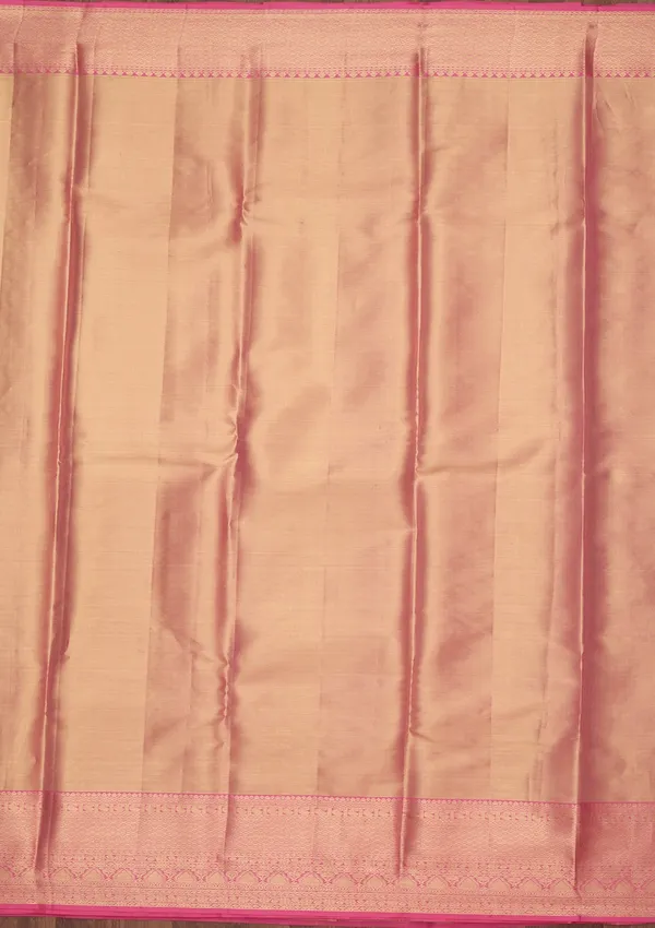 Pink_Silk_Jaal_Saree_With_Matching_Blouse_Piece