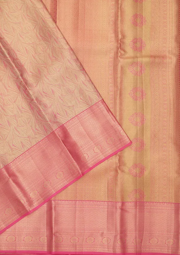 Pink_Dharmavaram_Pure_Silk_Saree