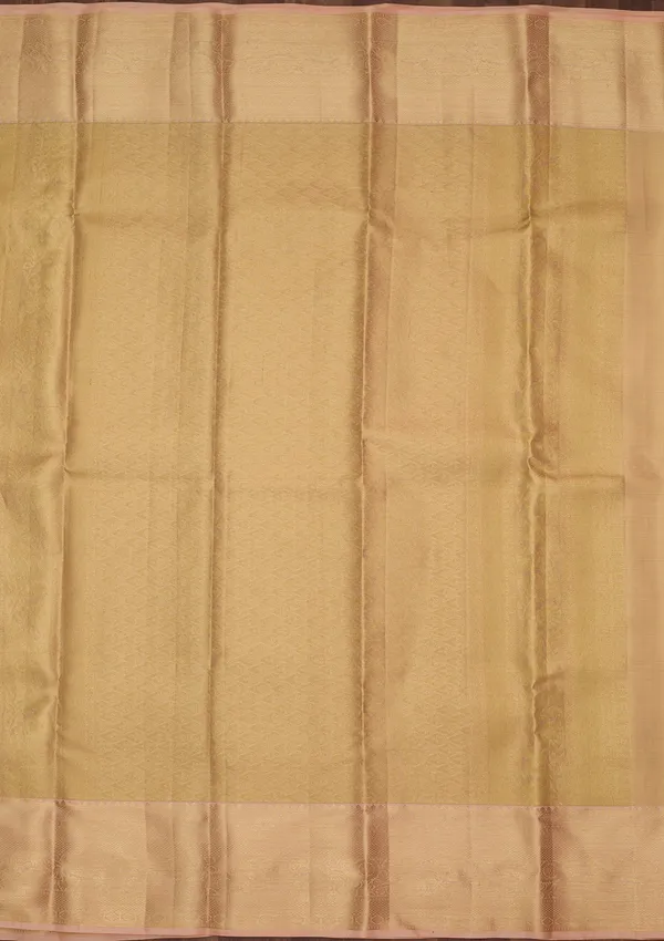 Peach_Silk_Jaal_Saree_With_Matching_Blouse_Piece