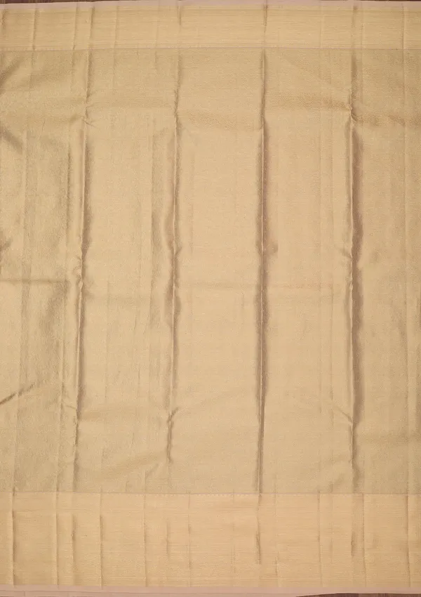 Beige_Silk_Jaal_Saree_With_Matching_Blouse_Piece