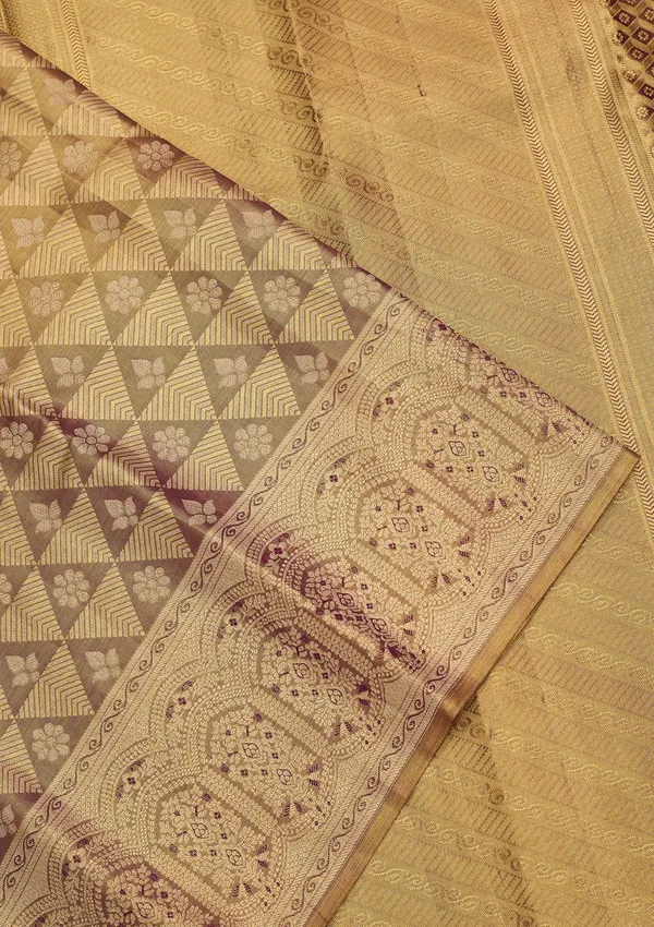 Mauve_Dharmavaram_Pure_Silk_Saree