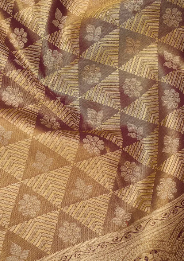 Mauve_Dharmavaram_Pure_Silk_Saree