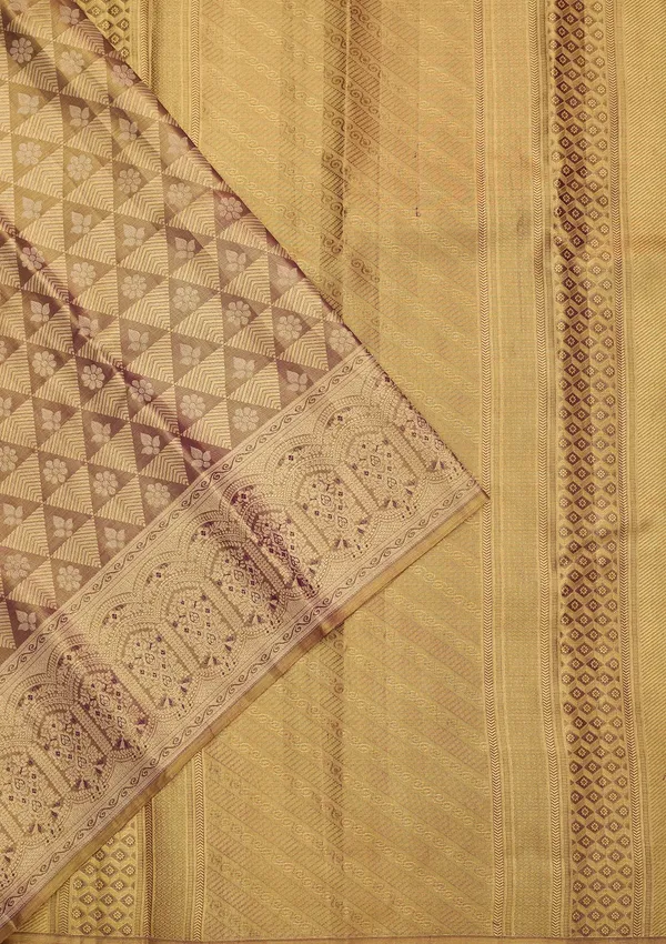 Mauve_Dharmavaram_Pure_Silk_Saree