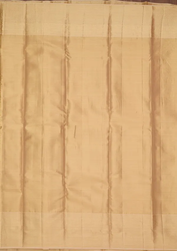 Beige_Dharmavaram_Pure_Silk_Saree