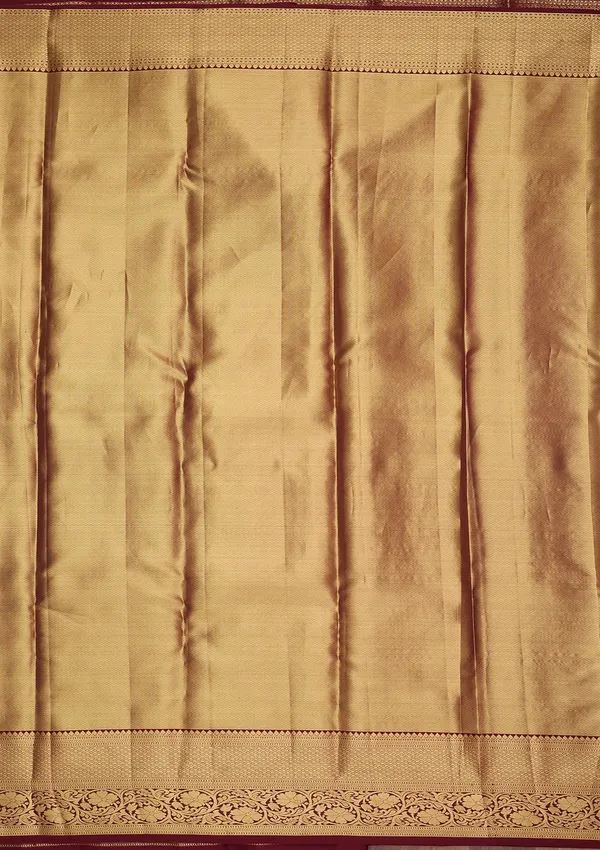 Maroon_Dharmavaram_Pure_Silk_Saree