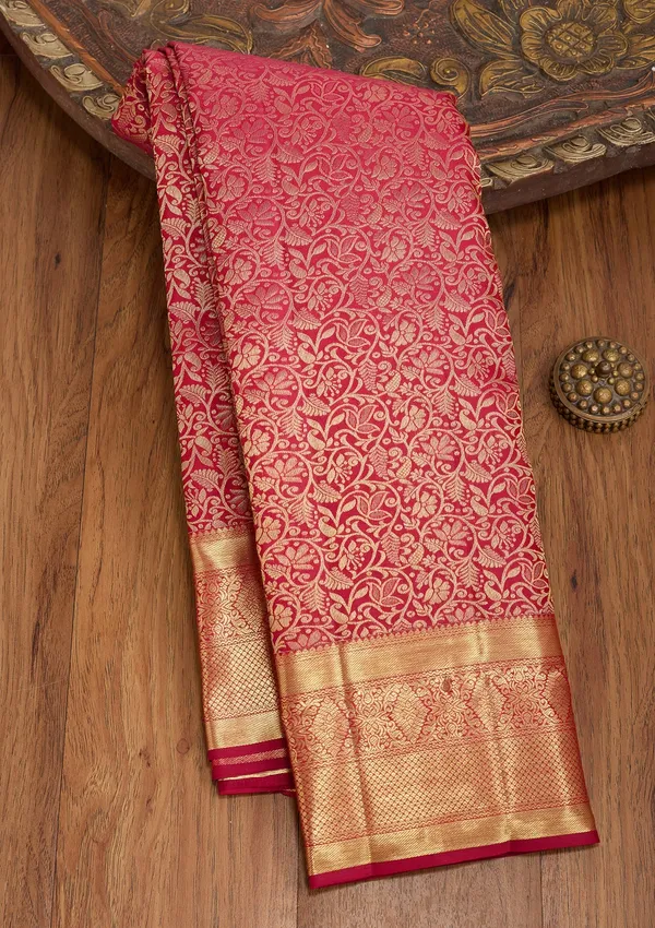 Rani_Pink_Dharmavaram_Pure_Silk_Saree
