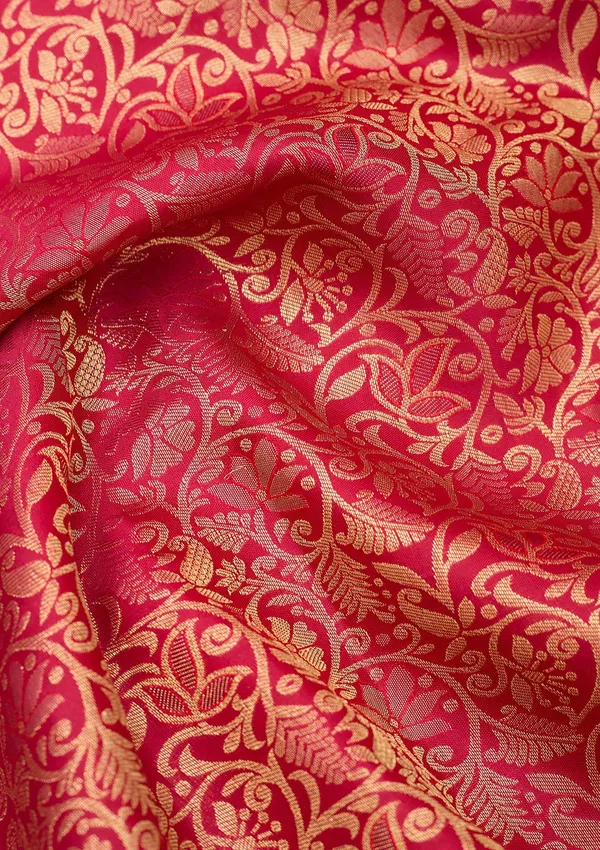 Rani_Pink_Dharmavaram_Pure_Silk_Saree