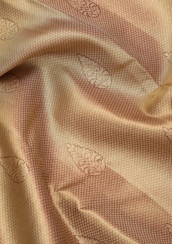Maroon_Dharmavaram_Pure_Silk_Saree