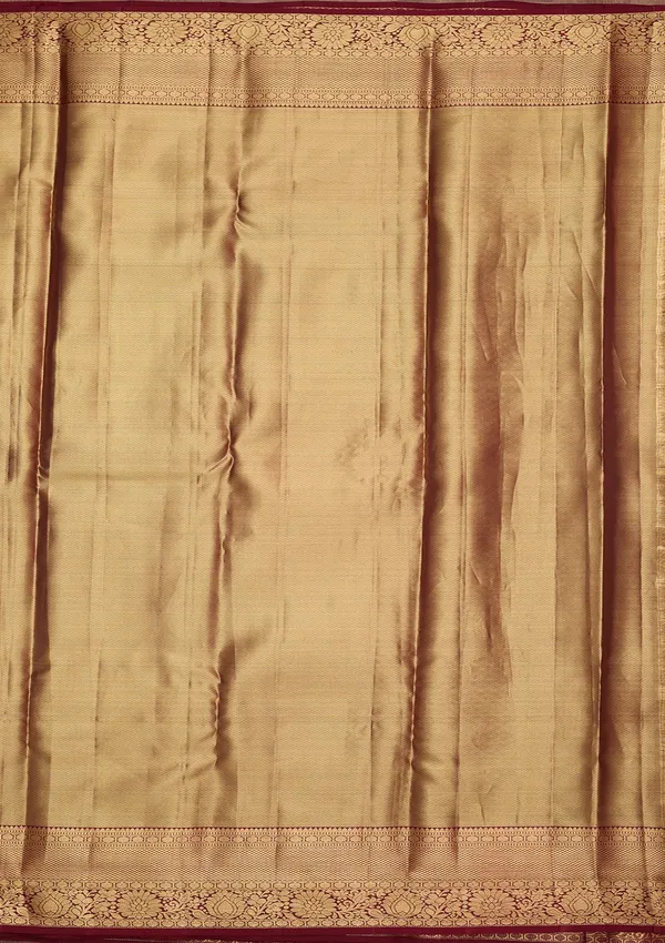 Maroon_Dharmavaram_Pure_Silk_Saree