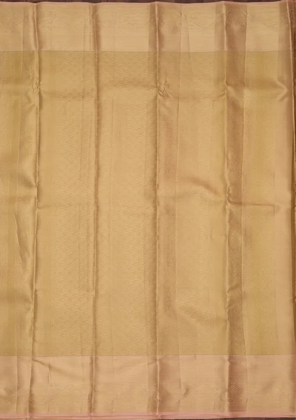Beige_Silk_Jaal_Saree_With_Matching_Blouse_Piece