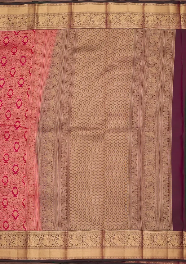 Rani_Pink_Kanjivaram_Pure_Silk_Saree