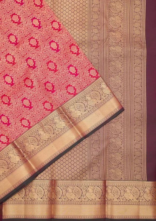 Rani_Pink_Kanjivaram_Pure_Silk_Saree