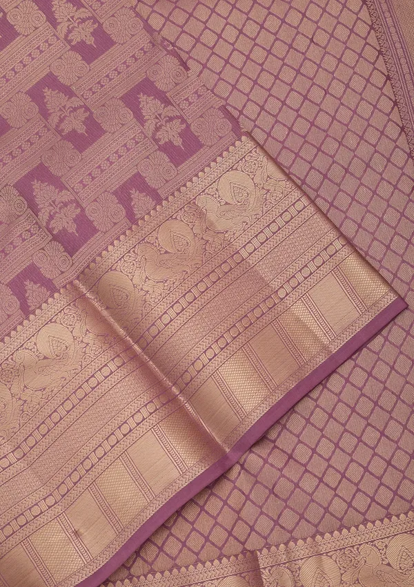 Mauve_Kanjivaram_Pure_Silk_Saree