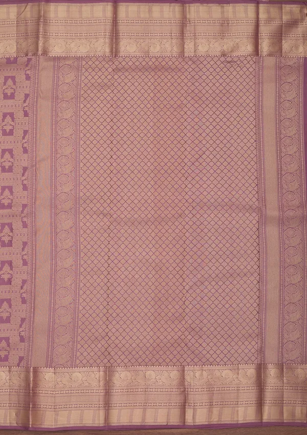 Mauve_Kanjivaram_Pure_Silk_Saree