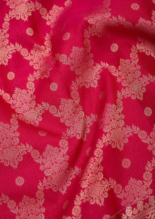 Rani_Pink_Kanjivaram_Pure_Silk_Saree