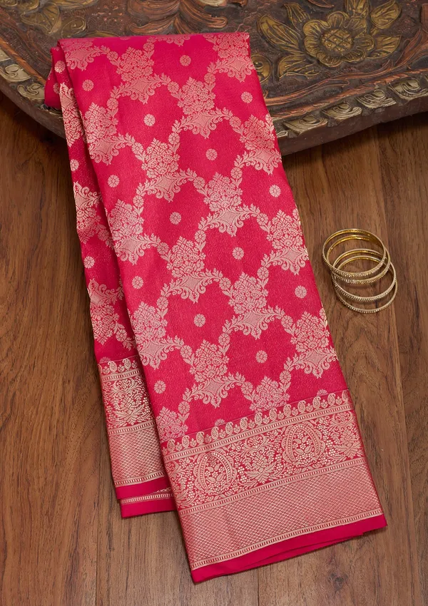 Rani_Pink_Kanjivaram_Pure_Silk_Saree