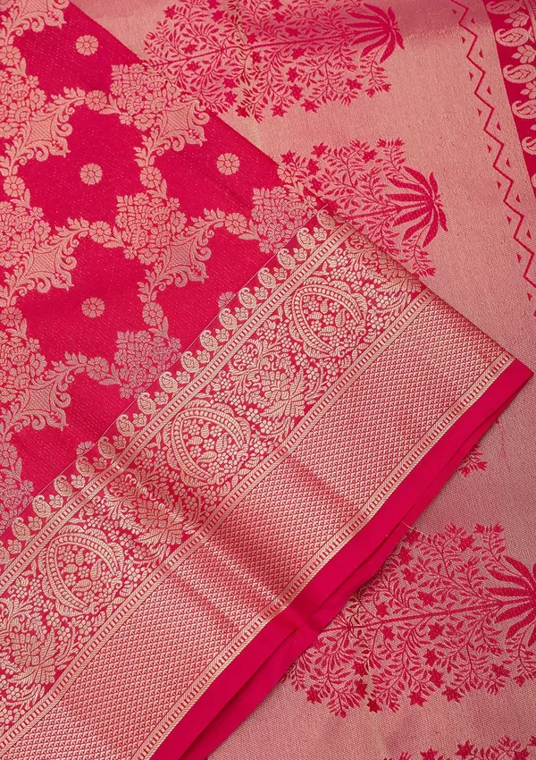 Rani_Pink_Kanjivaram_Pure_Silk_Saree