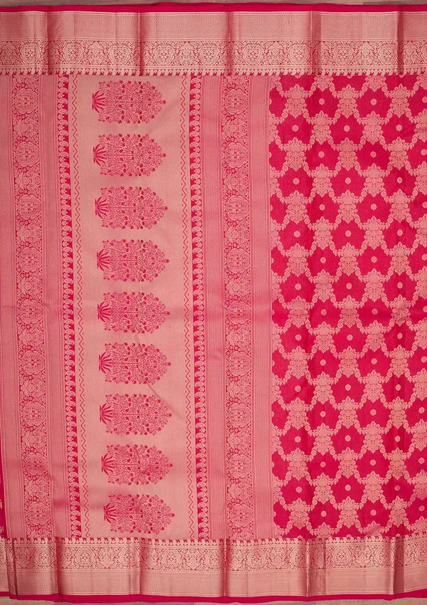 Rani_Pink_Kanjivaram_Pure_Silk_Saree
