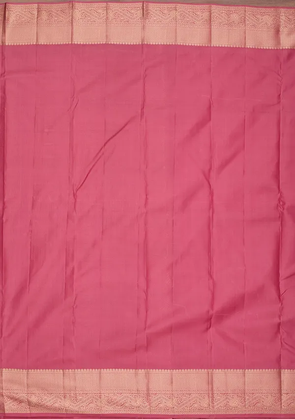 Onion_Pink_Silk_Checks_Saree_With_Matching_Blouse_Piece