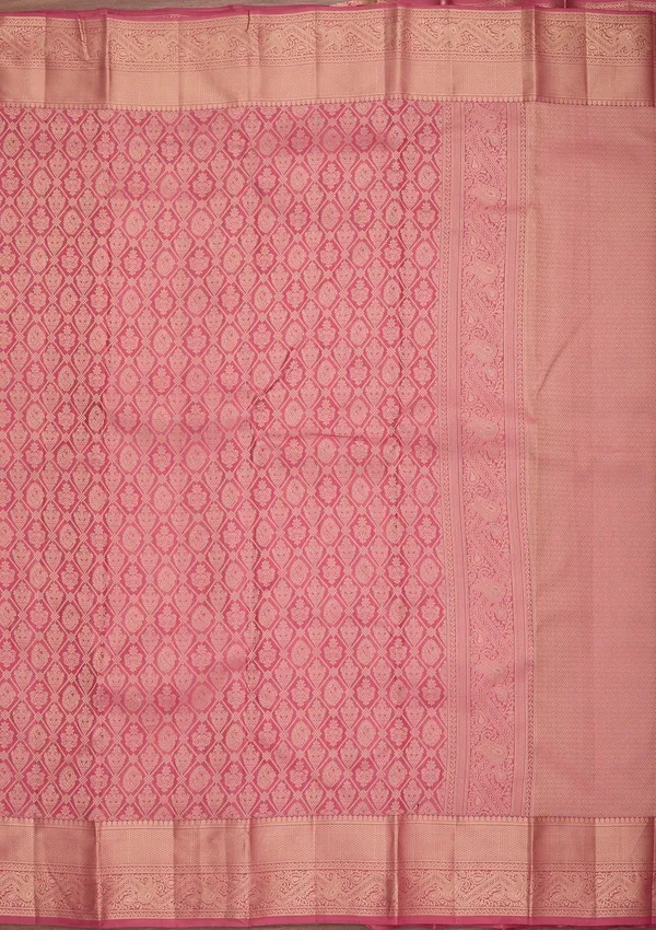 Onion_Pink_Silk_Checks_Saree_With_Matching_Blouse_Piece
