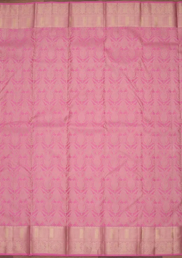 Pink_Kanjivaram_Pure_Silk_Saree