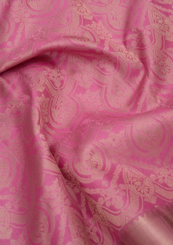 Pink_Kanjivaram_Pure_Silk_Saree