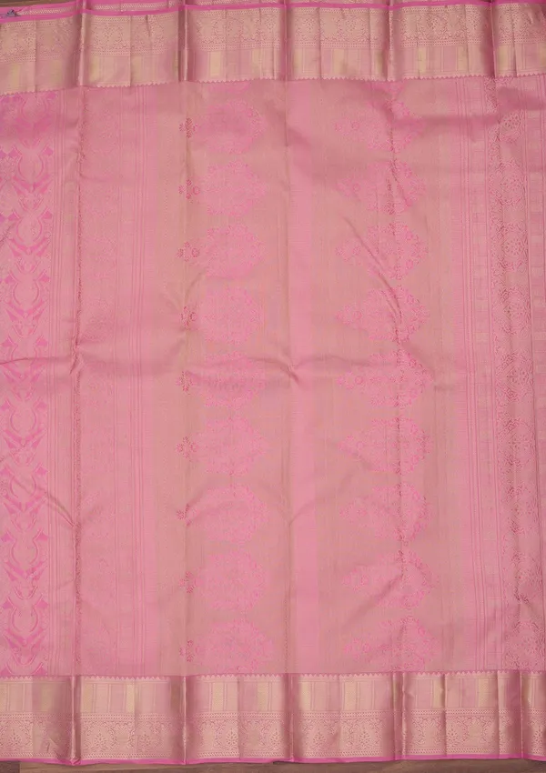 Pink_Kanjivaram_Pure_Silk_Saree
