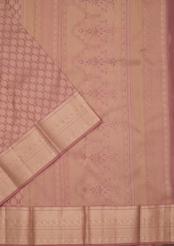 Mauve_Silk_Jaal_Saree_With_Matching_Blouse_Piece