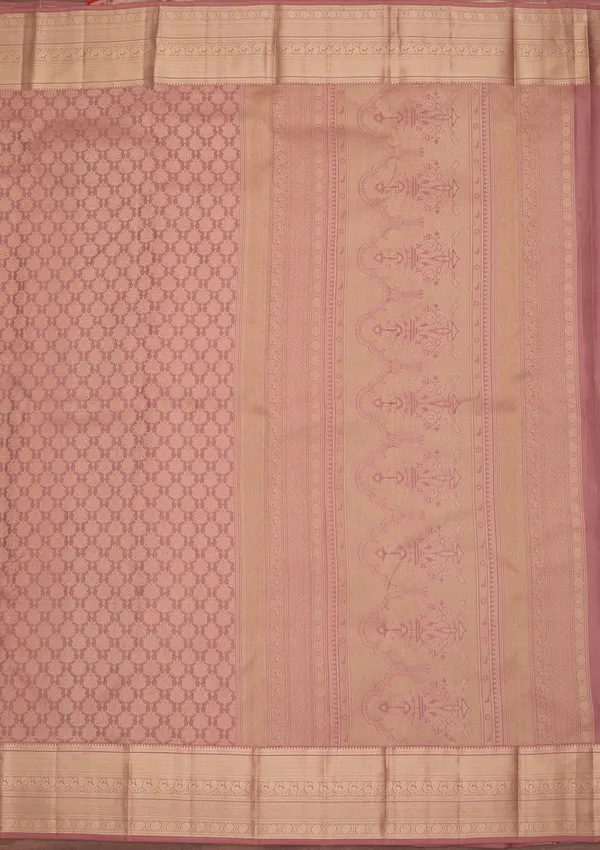 Mauve_Silk_Jaal_Saree_With_Matching_Blouse_Piece