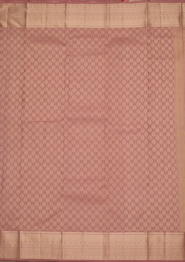 Mauve_Silk_Jaal_Saree_With_Matching_Blouse_Piece