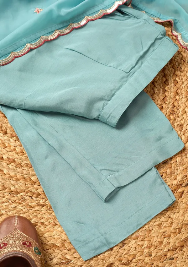 Sky_Blue_Semi_Crepe_Threadwork_Straight_Kurta_With_Pant_Regular_And_Dupatta