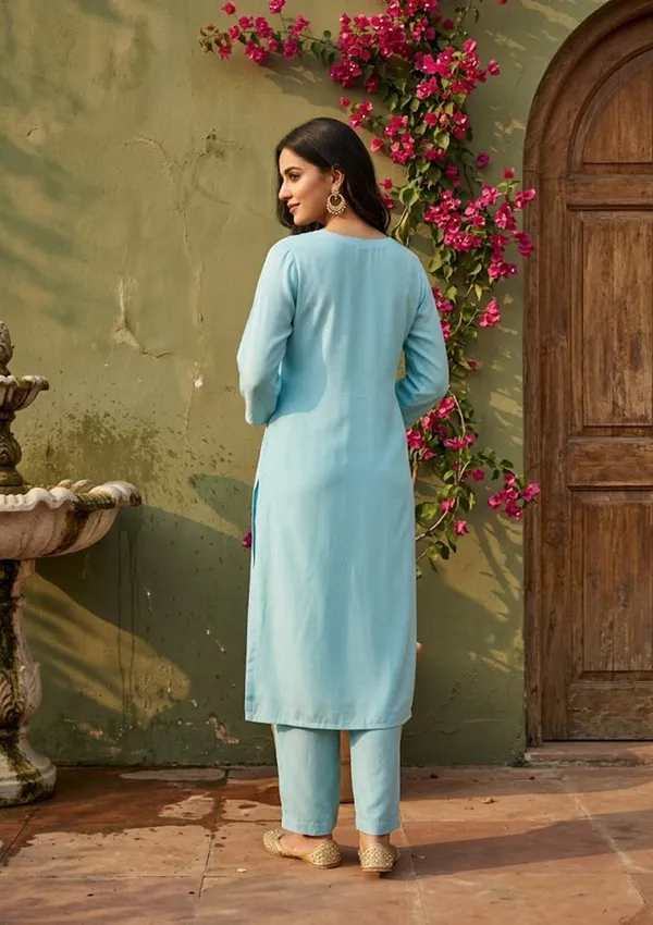 Sky_Blue_Semi_Crepe_Threadwork_Straight_Kurta_With_Pant_Regular_And_Dupatta