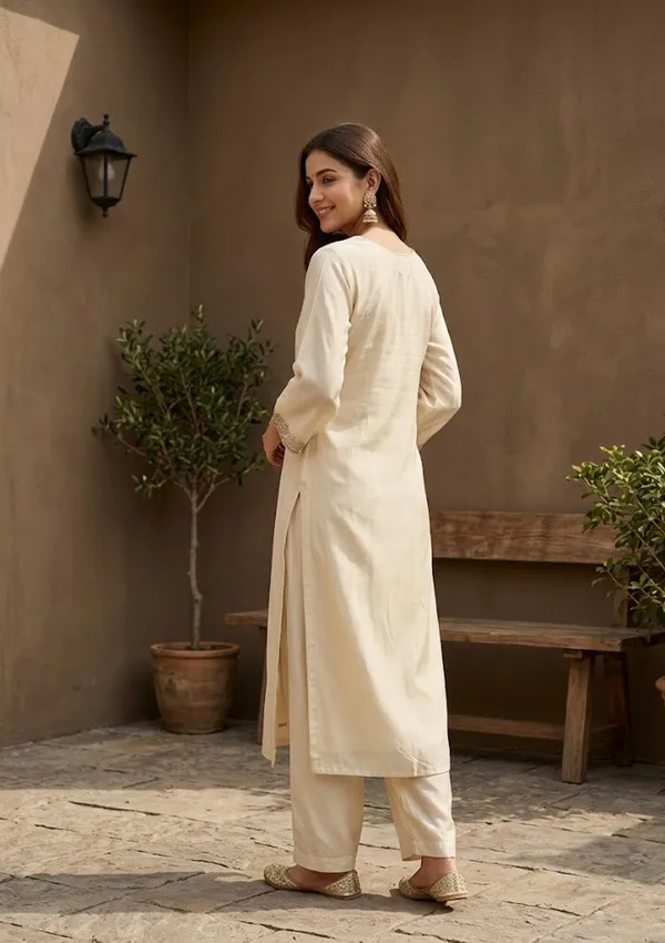 Cream_Semi_Crepe_Gold_Zariwork_Straight_Kurta_With_Pant_Regular_And_Dupatta