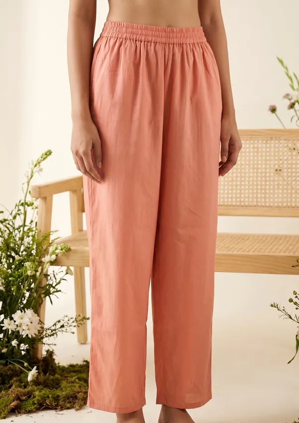 Peach_Soft_Raw_Silk_Threadwork_Straight_Kurta_With_Pant_Regular_And_Dupatta