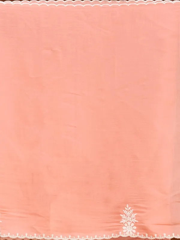 Peach_Soft_Raw_Silk_Threadwork_Straight_Kurta_With_Pant_Regular_And_Dupatta