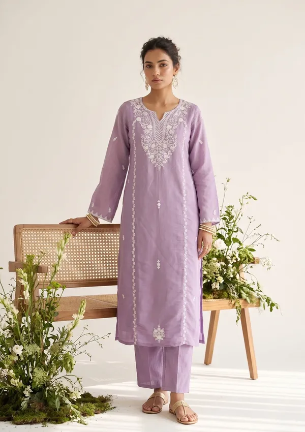 Mauve_Chanderi_Threadwork_Straight_Kurta_With_Pant_Regular_And_Dupatta