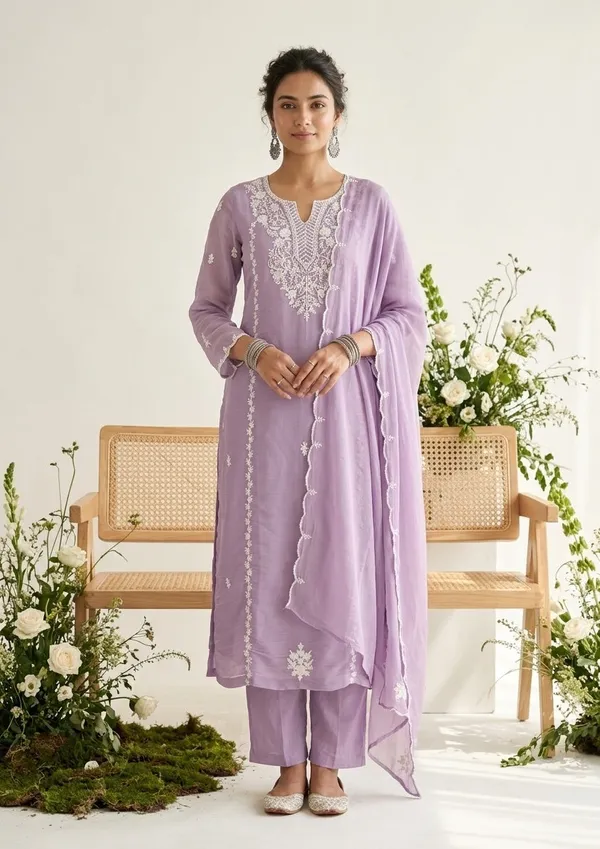 Mauve_Chanderi_Threadwork_Straight_Kurta_With_Pant_Regular_And_Dupatta
