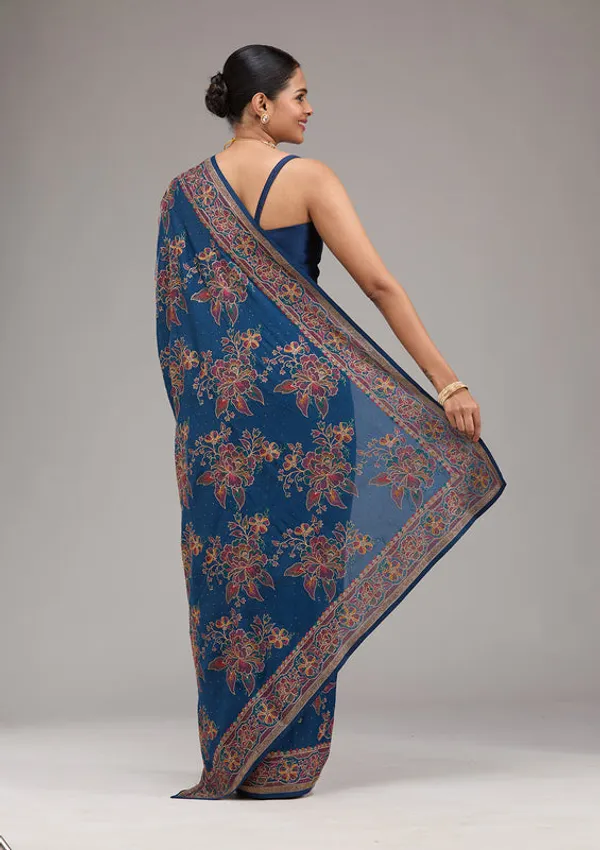 Navy_Blue_Threadwork_Tissue_Saree