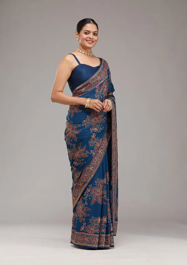Navy_Blue_Threadwork_Tissue_Saree