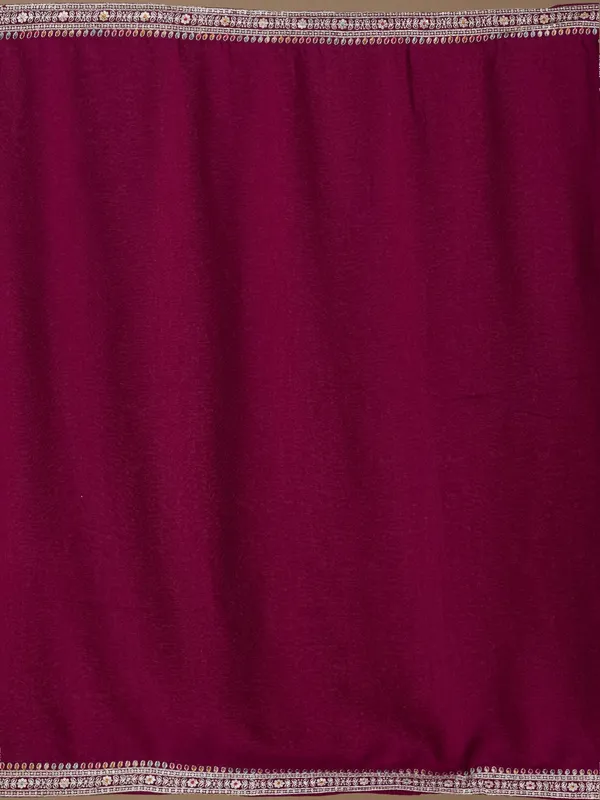 Wine_Soft_Raw_Silk_Gold_Zariwork_Anarkali_Kurta_With_Pant_Regular_And_Dupatta